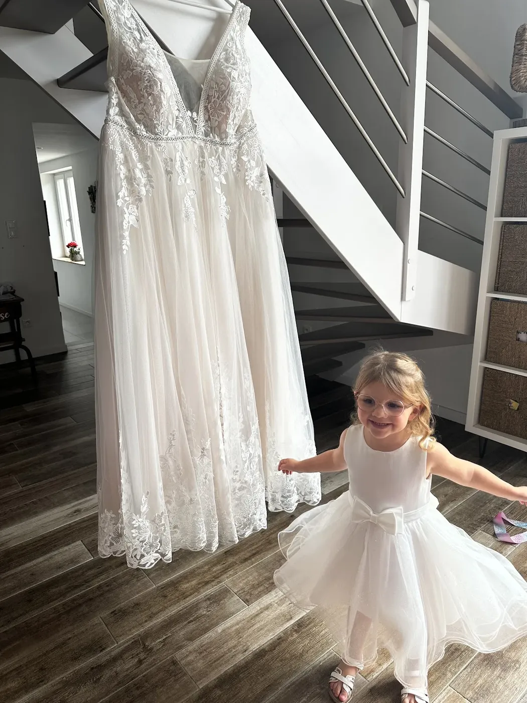 Robe de mariée princesse et bustier