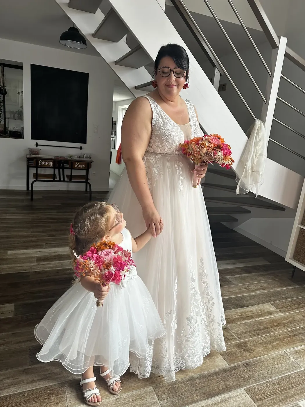 Robe de mariée style bohème fluide